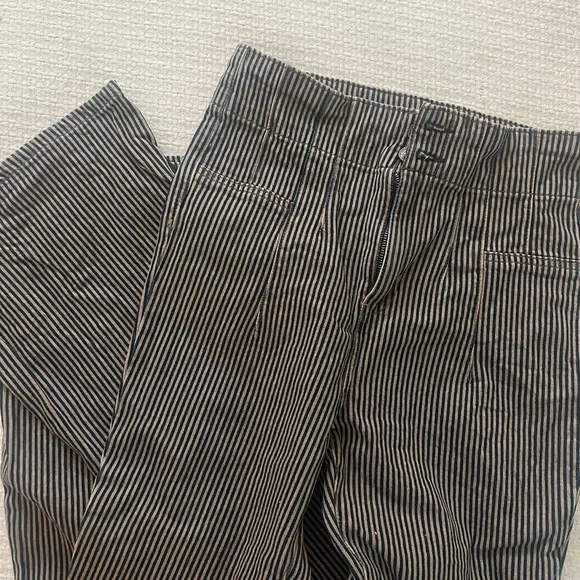 We The Free Jayce Flare Jean - Railroad Pinstripe - Picture 2 of 8